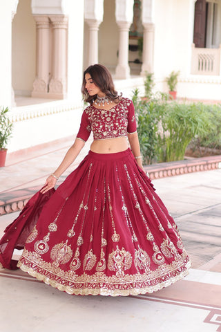 Regal Rosette Designer Lehenga