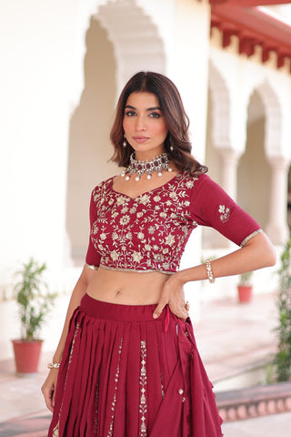 Regal Rosette Designer Lehenga