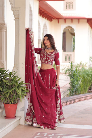 Regal Rosette Designer Lehenga