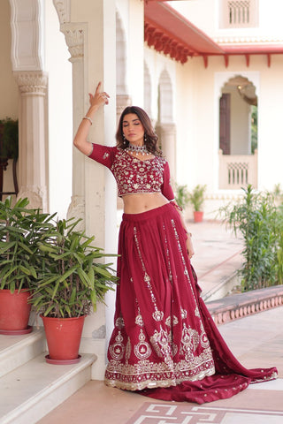 Regal Rosette Designer Lehenga