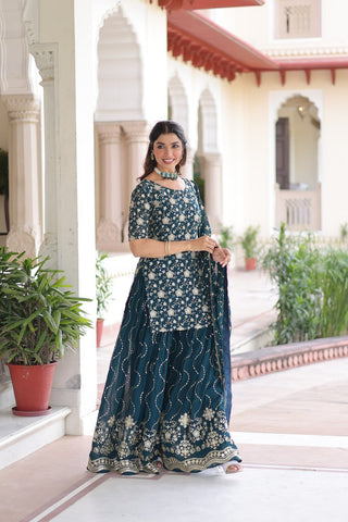 Emerald Mist Sharara Collection