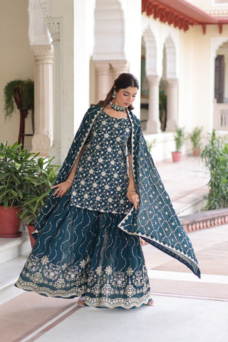 Emerald Mist Sharara Collection