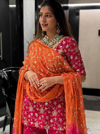 Aafreen Sequin Sharara Set