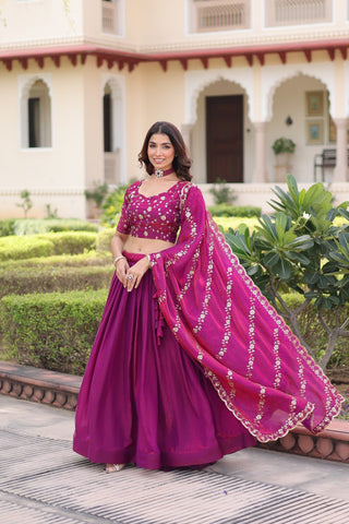The Regal Purple Lehenga