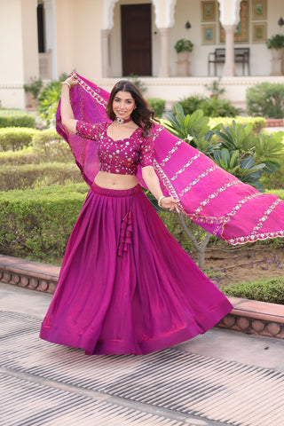 The Regal Purple Lehenga