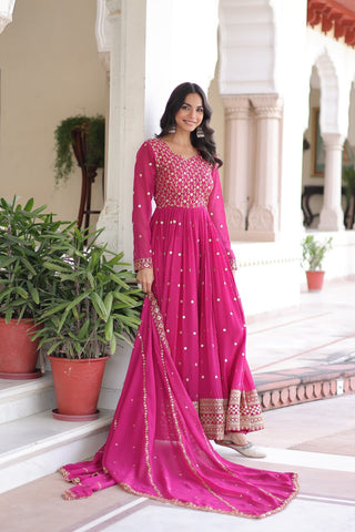 Royal Zari Elegance Gown Set