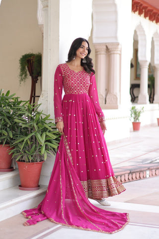 Royal Zari Elegance Gown Set