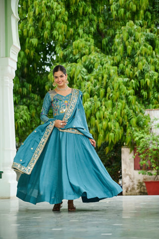 Parinaaz Luxury Festive Gown