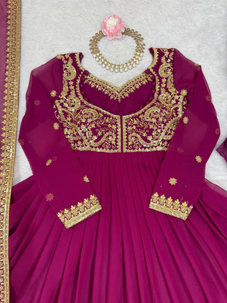 Luxury Thread & Sequin Work Designer Suit Set